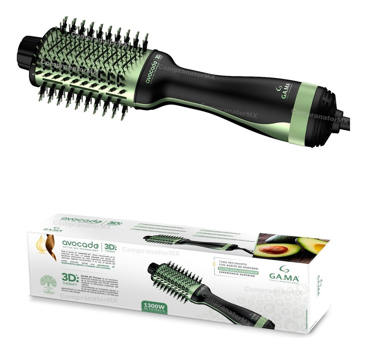 3D Avokado Četka Fen za Kosu | AVOCOSTYLE