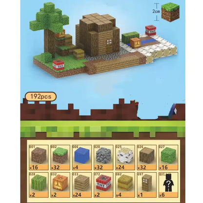 Minecraft Magnetne Kocke (76 i 192 kom)