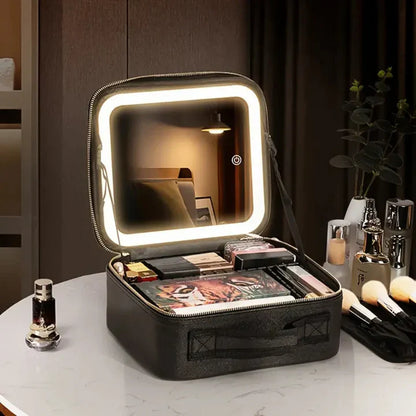 Torba za šminku sa LED ogledalom