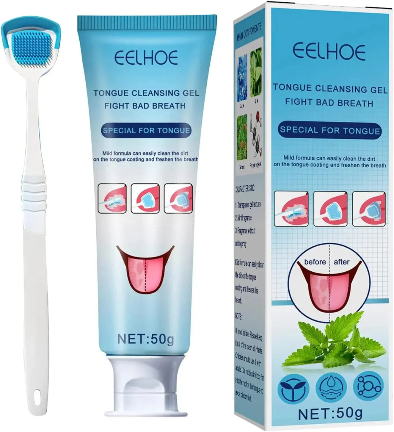 1+1 GRATIS - Set za Čišćenje Jezika