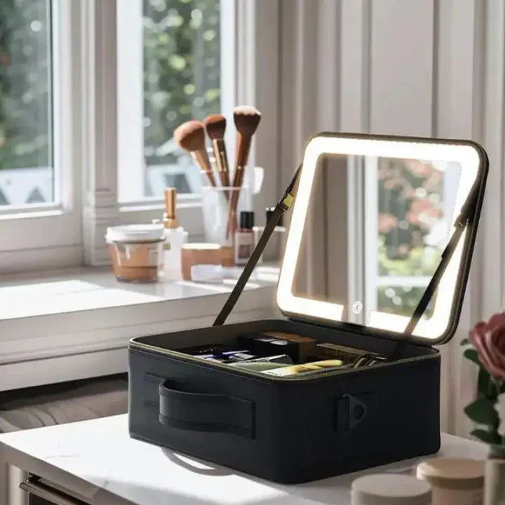 Torba za šminku sa LED ogledalom
