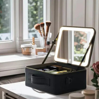 Torba za šminku sa LED ogledalom