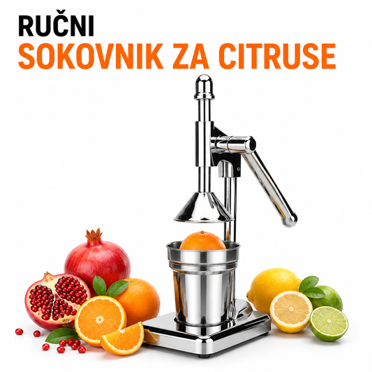 Ručni Sokovnik za Citruse od Nerđajućeg Čelika