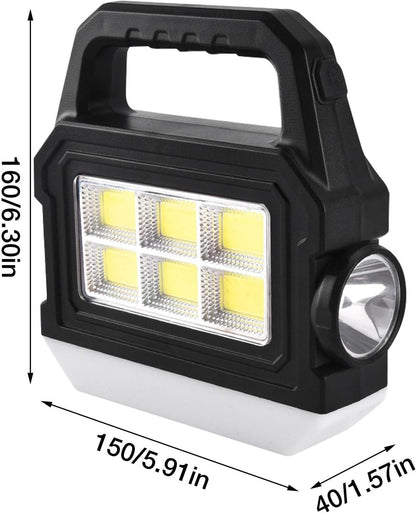 Solarna LED Kamp Lampa i Reflektor