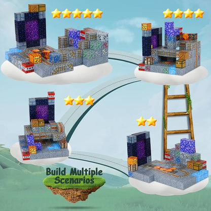 Minecraft Magnetne Kocke (76 i 192 kom)