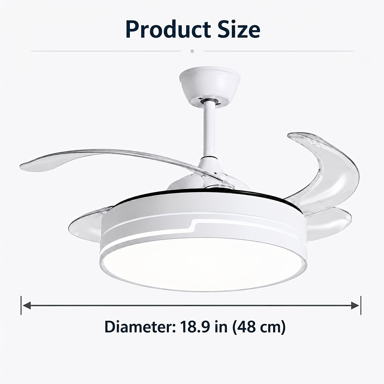 Plafonski Ventilator sa LED Rasvetom