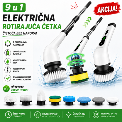 9 u 1 Električna Rotirajuća Četka