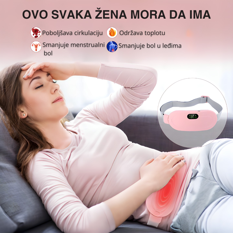 Pojas – Grejač za Ublažavanje Menstrualnih Bolova