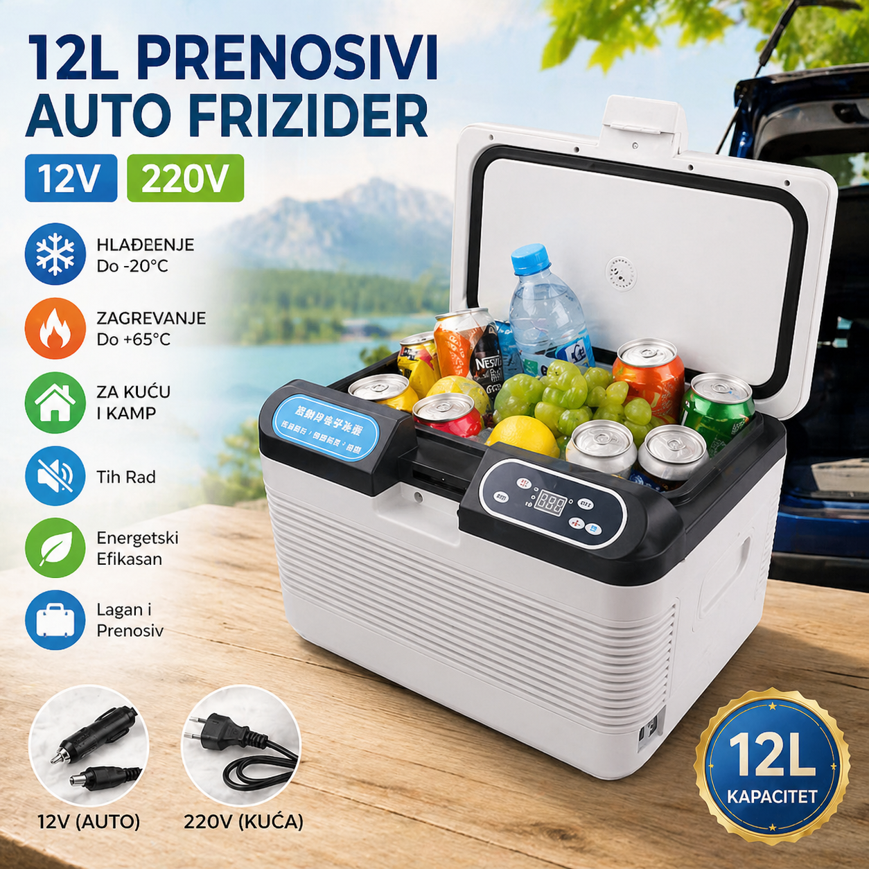 Prenosivi Frižider 12L