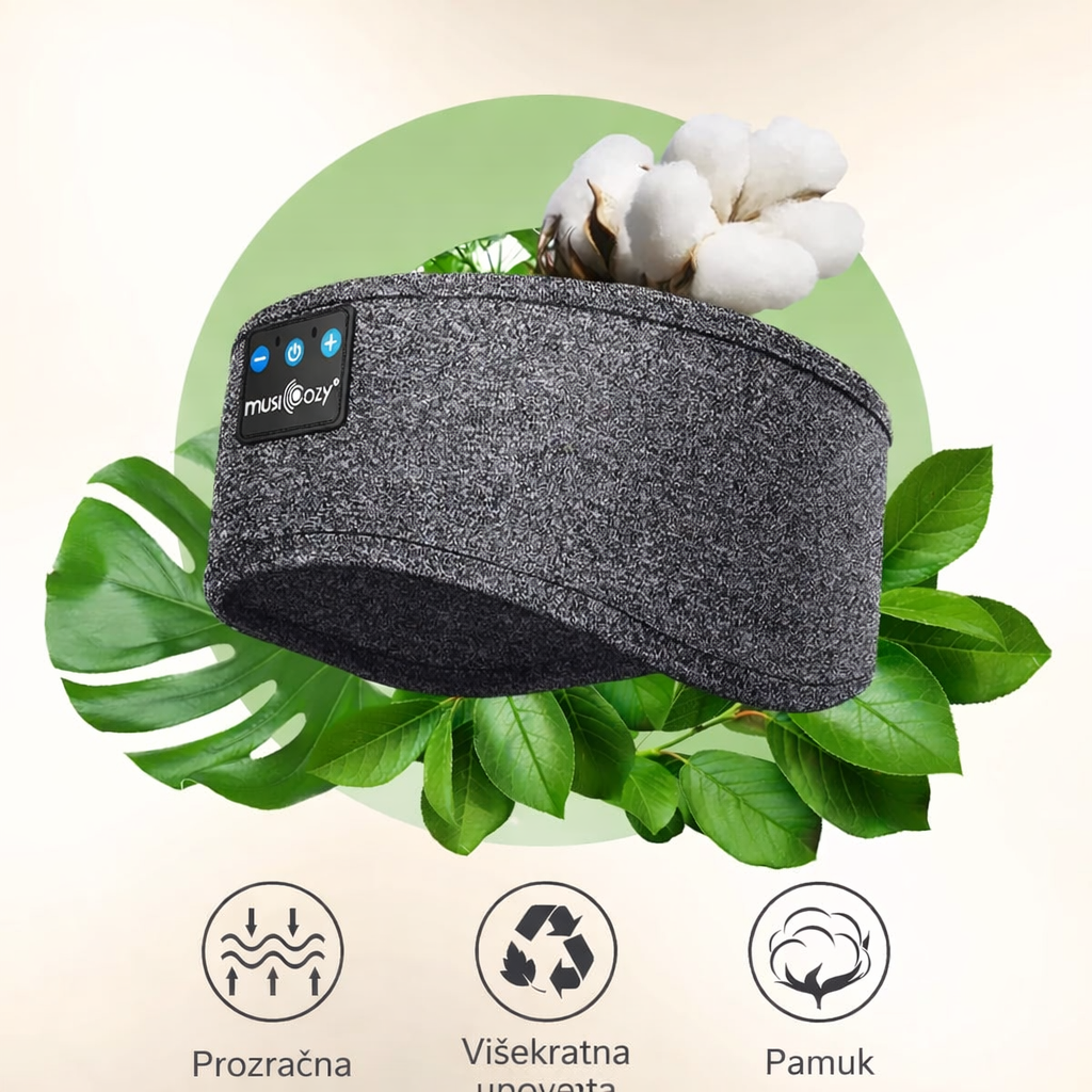 Bluetooth Traka za Glavu sa Bežičnim Slušalicama