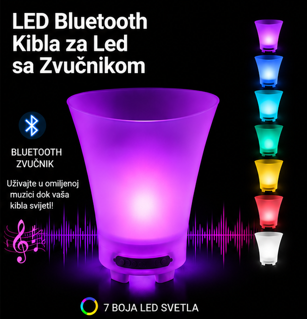 LED Bluetooth Kibla za Led sa Zvučnikom