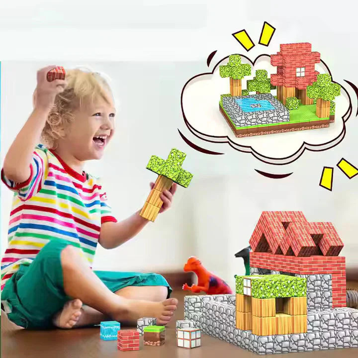 Minecraft Magnetne Kocke (76 i 192 kom)