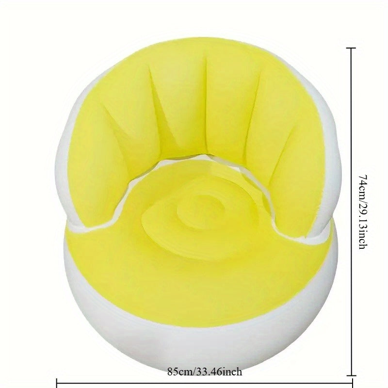 Outdoor Inflatable Velvet Sofa Lazy Foldable Backrest Sofa Bed Portable Recliner Outdoor Leisure Sofa Chair, Suitable for Outdoor Camping Use