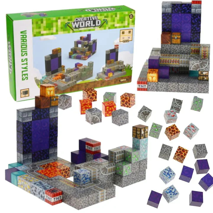 Minecraft Magnetne Kocke (76 i 192 kom)
