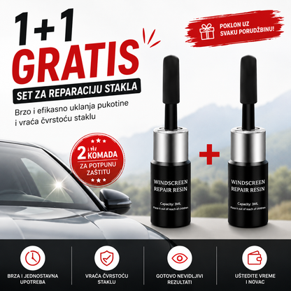 1+1 GRATIS - Set za Reparaciju Stakla
